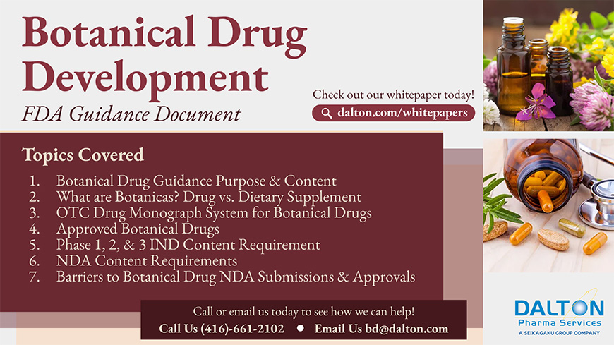 Botanical Drug Development